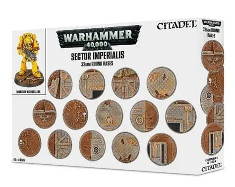 Sector Imperialis 32mm Round Bases Bomran Ltd | Games Workshop | Vallejo Paints & Hobby Supplies | Drones | Duncan Rhodes Painting Academy