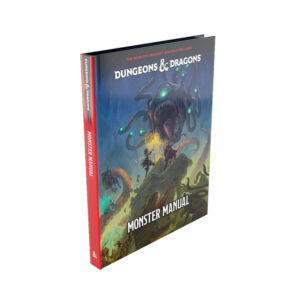 Dungeons & Dragons Monster Manual (2025) standard-cover hardback showing a beholder above adventurers