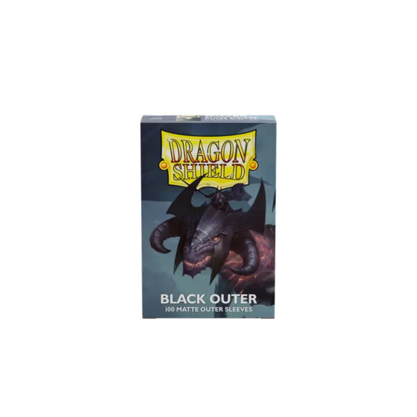 Dragon Shield Black Matte Outer sleeves, 100 pack