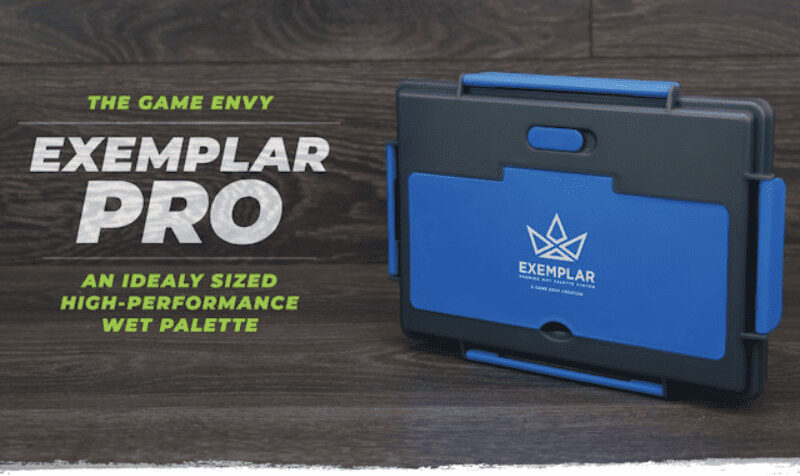 Game Envy Exemplar PRO Wet Palette in blue