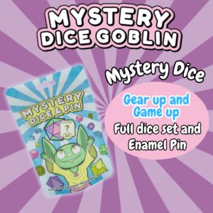 Mystery Dice Goblin - Mystery Dice & Pin