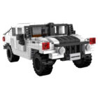 CaDA Humvee 1:24 brick model front right three-quarter view