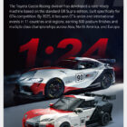 Toyota GR Supra GT4 1:24 scale CaDA model information graphic