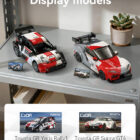 CaDA Toyota GR Supra GT4 and GR Yaris Rally1 display models with nameplates