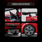 CaDA Yangwang U9 brick model rear wing wheel and body details