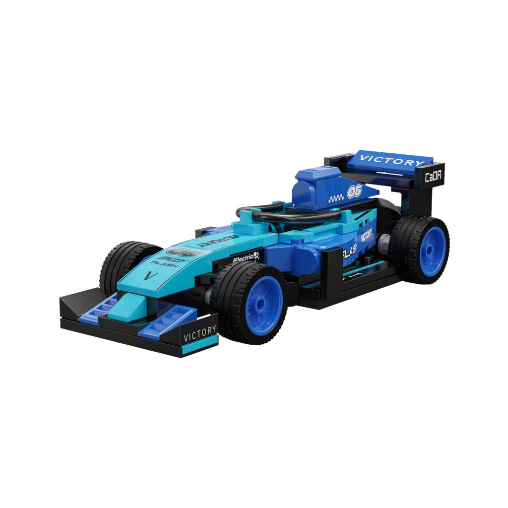 CaDA Blue Circuit Racing Car