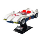CaDA Speed Racer Mach 5 C55087W displayed on the included stand