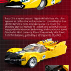 CaDA Speed Racer Shooting Star C55088W 1:24 scale model details