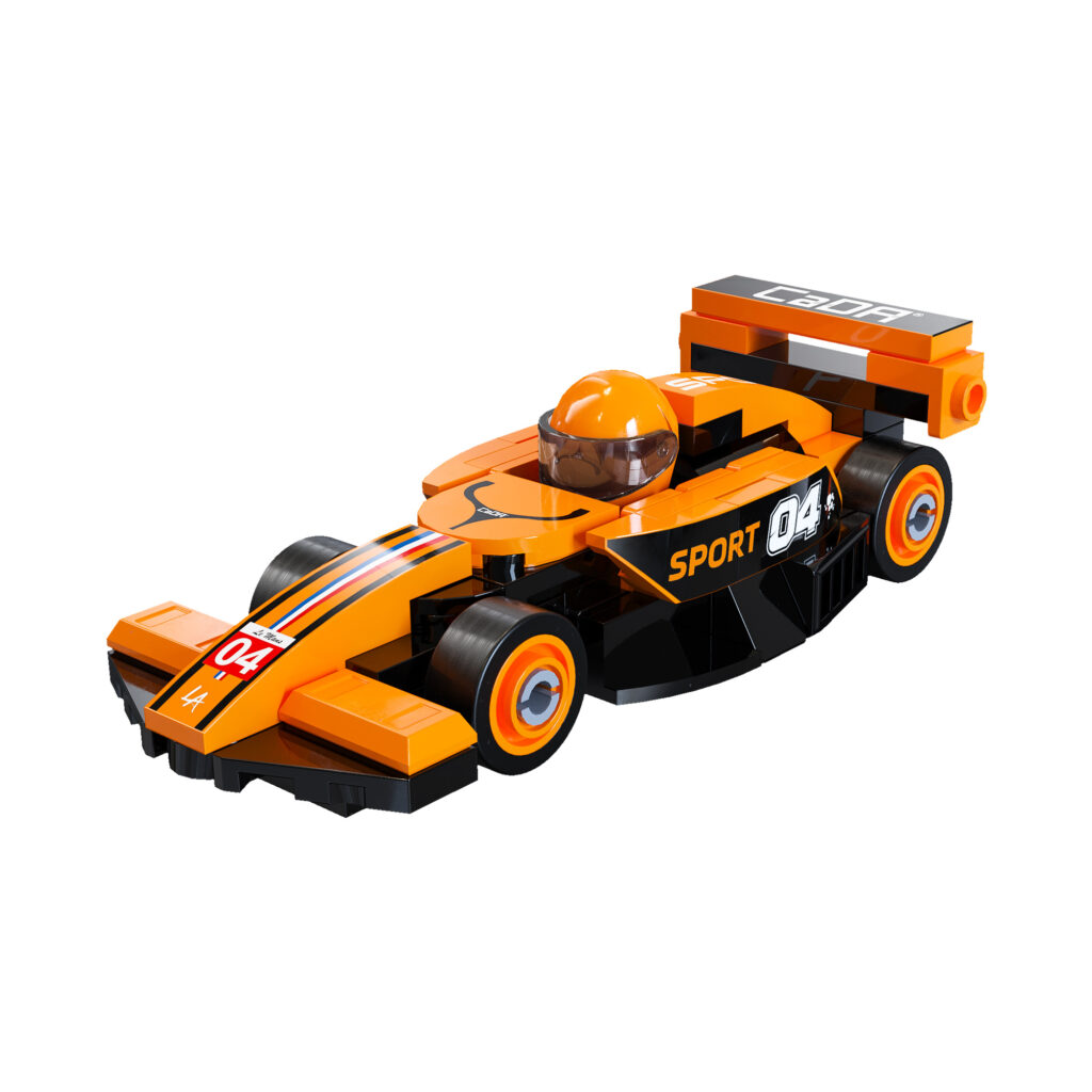Mini Orange Circuit Racing Car
