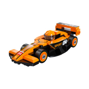 Mini Orange Circuit Racing Car