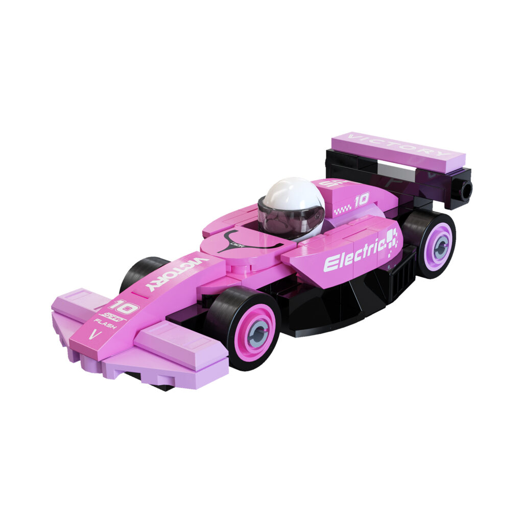 CaDA Mini Pink Circuit Racing Car