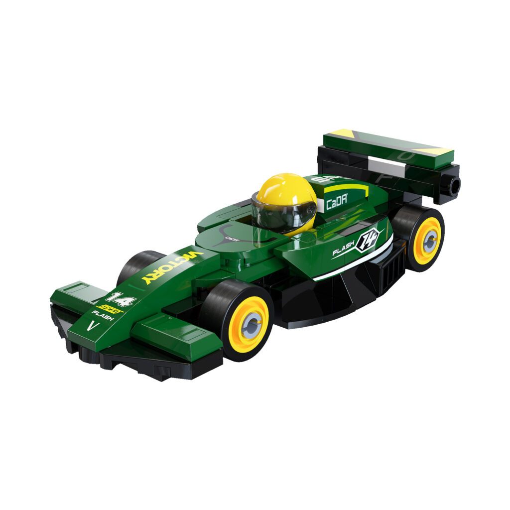 CaDA Mini Green Circuit Racing Car