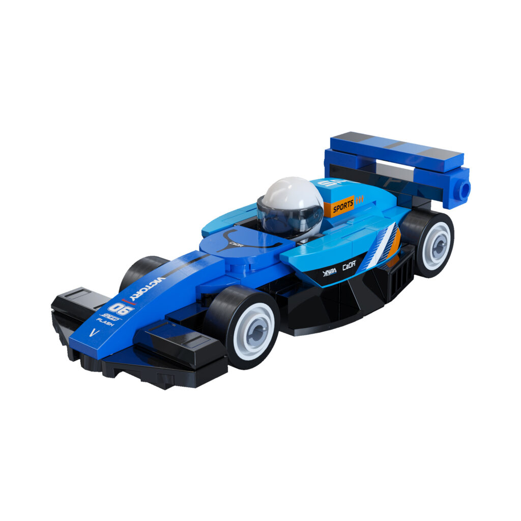 CaDA Mini Blue Circuit Racing Car