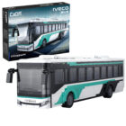 CaDA Iveco Crossway Bus C59007W white and teal 1:43 model with retail box