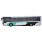CaDA Iveco Crossway Bus C59007W side profile of the white and teal bus