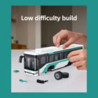 CaDA Iveco Crossway Bus C59007W bus model during assembly