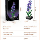 CaDA Lavender Building Block Planter C59027W dimensions