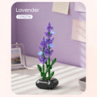 CaDA Lavender Building Block Planter C59027W displayed on a desk