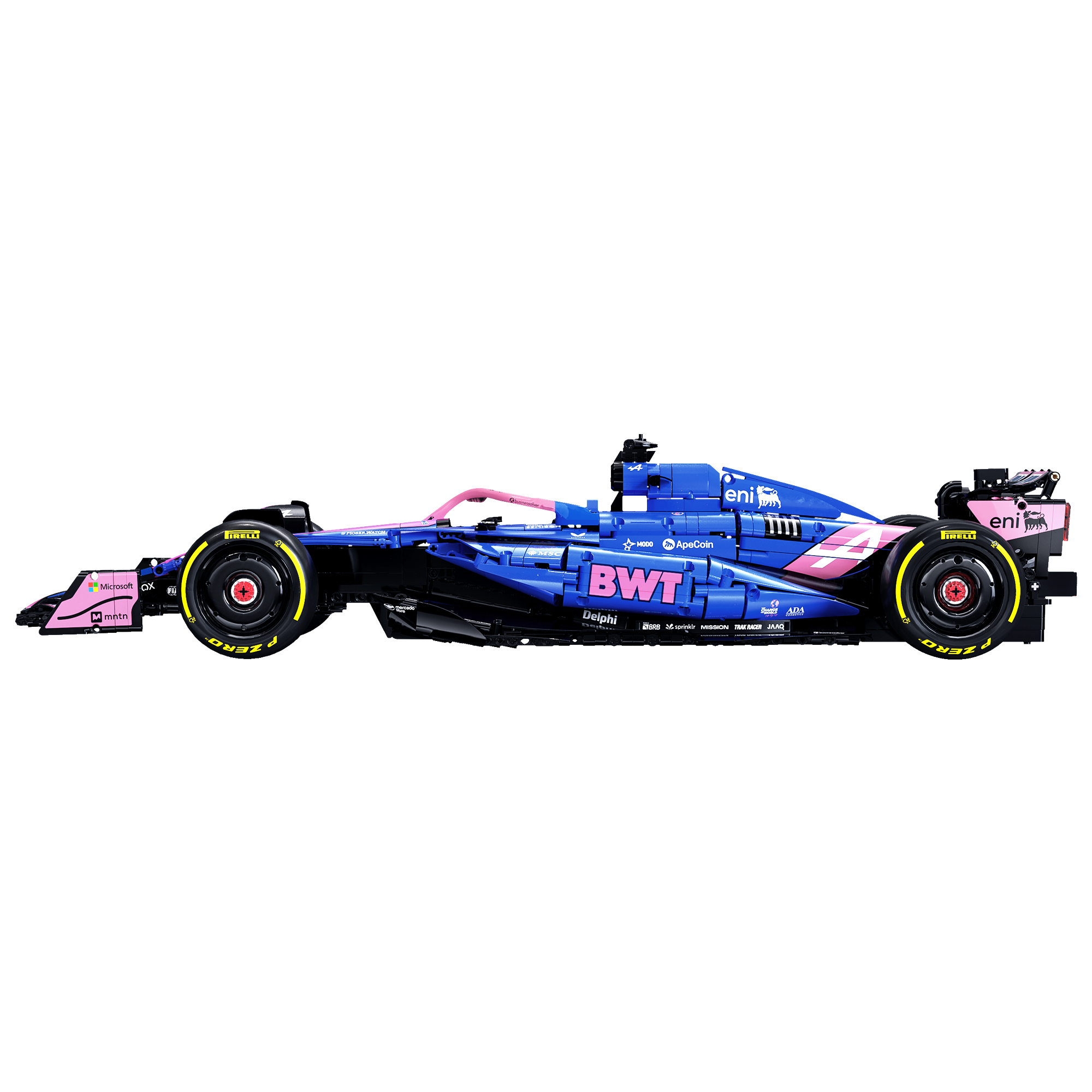 CaDA BWT Alpine A525 C64012W 1:8 model - side profile