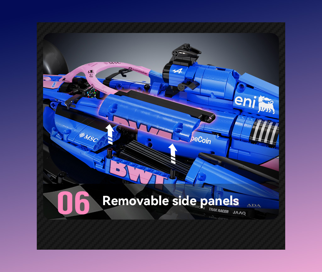 CaDA BWT Alpine A525 C64012W 1:8 model - detailed product view 10