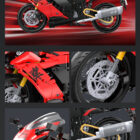 CaDA Suzuki Hayabusa C64051W chain drive and wheel details
