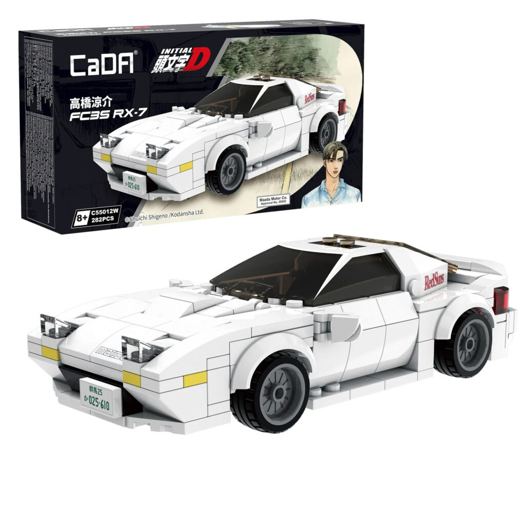 CaDA Initial D 1:24 Mazda FC3S RX-7 Car