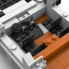 CaDA Humvee brick model seats and steering wheel interior