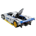 CaDA Mazda 787B model with rear engine cover open
