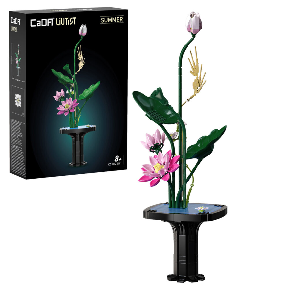 CaDA Oriental Floral Art Summer C59024W botanical building set