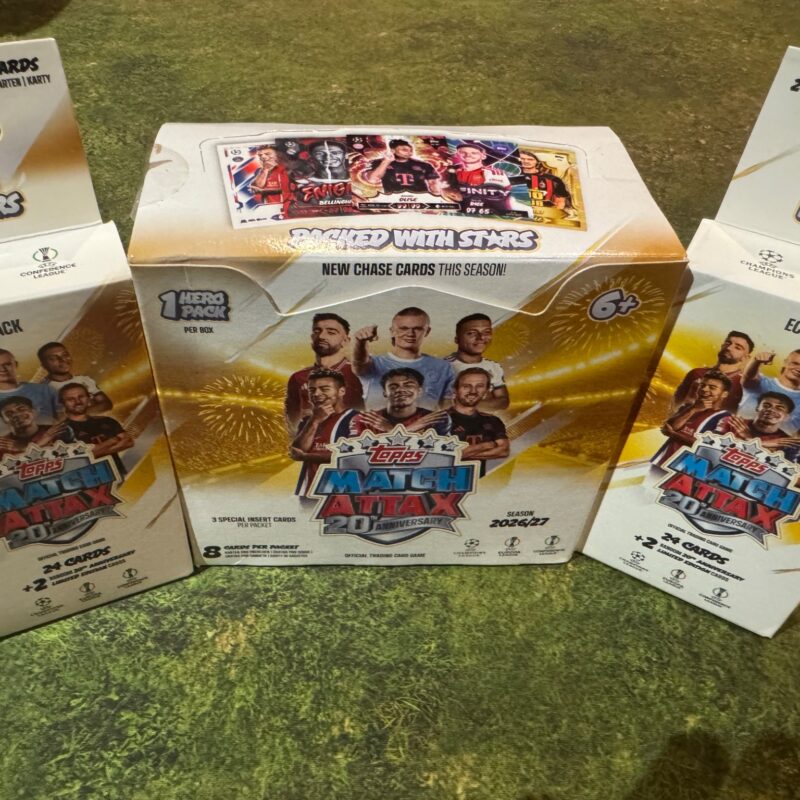 Topps Match Attax 2026/27 football cards available from Bomran Games in Essex