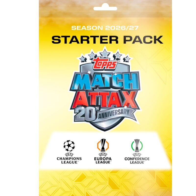 Topps UCC Match Attax 2026/27 Starter Pack with binder and cards