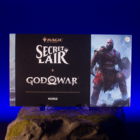 Secret Lair x God of War Norse packaging featuring Kratos