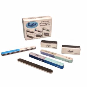 Expo Tools 70240 six-piece flexible file and sanding block set