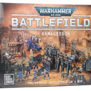 Warhammer 40,000 Battlefields Armageddon ready-painted terrain set