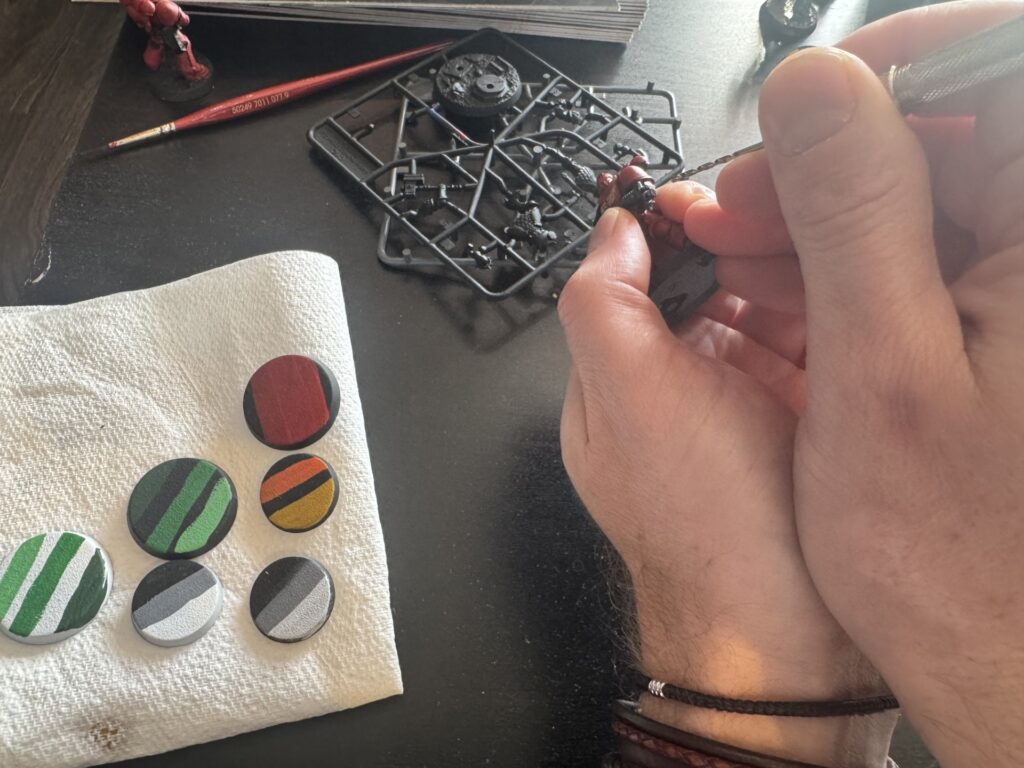 Using a Pin Vice to Drill Miniatures