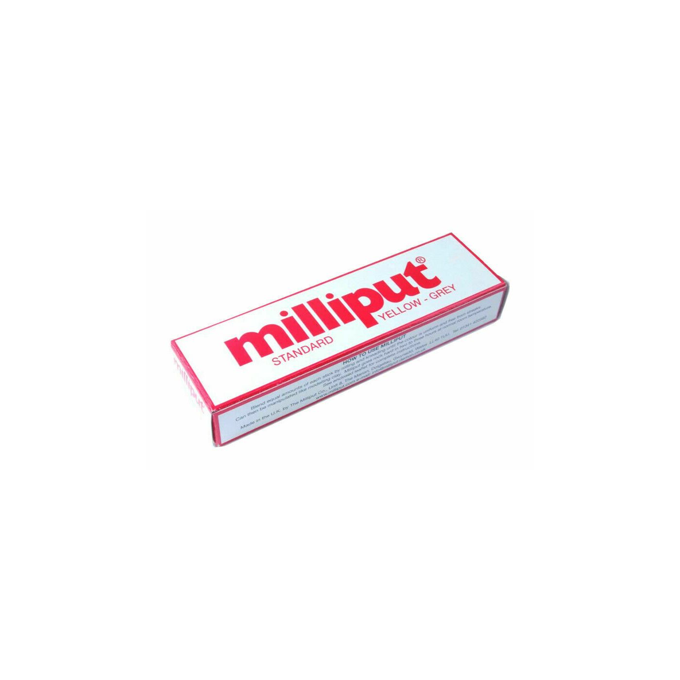 milliput-standard-large Milliput Standard Yellow-Grey Epoxy Putty 113.4g